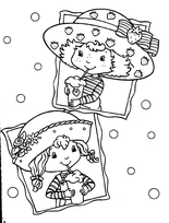 coloriage charlotte et son amie angelique